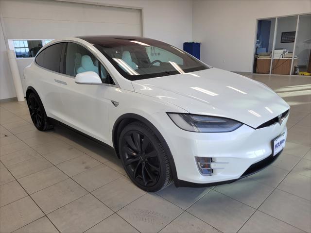 used 2018 Tesla Model X car, priced at $29,450