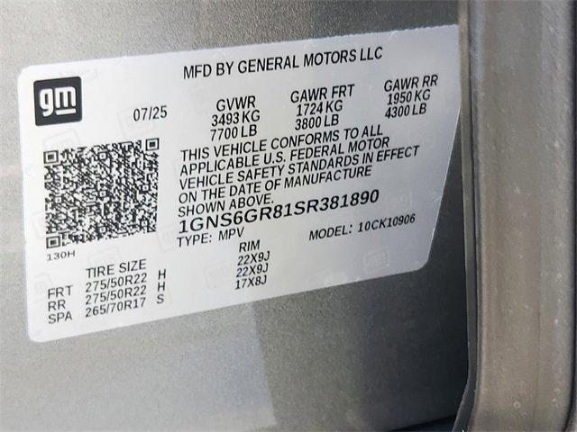 new 2025 Chevrolet Suburban car, priced at $92,249