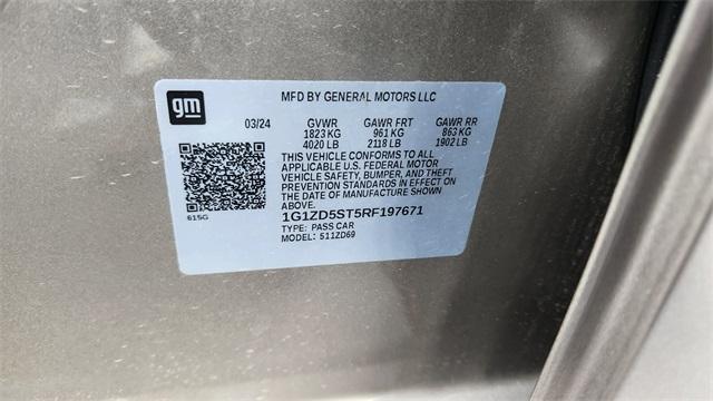 used 2024 Chevrolet Malibu car, priced at $19,389