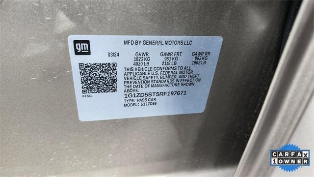 used 2024 Chevrolet Malibu car, priced at $18,999