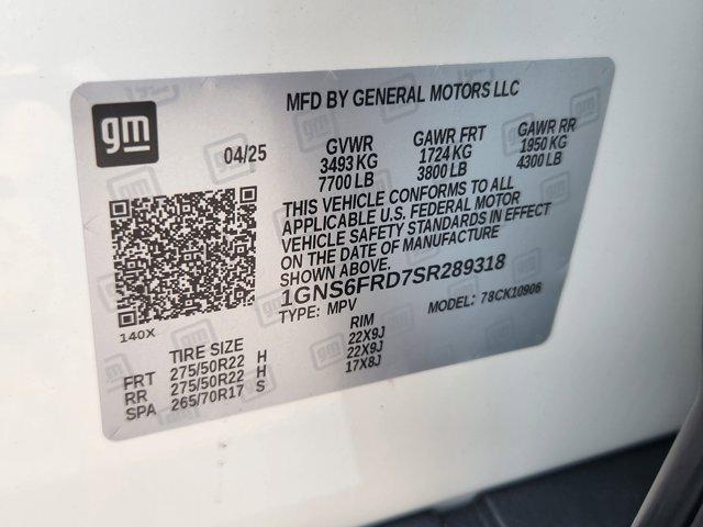 new 2025 Chevrolet Suburban car, priced at $84,410