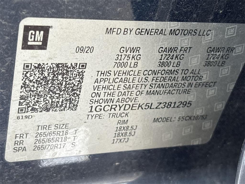 used 2020 Chevrolet Silverado 1500 car, priced at $24,352