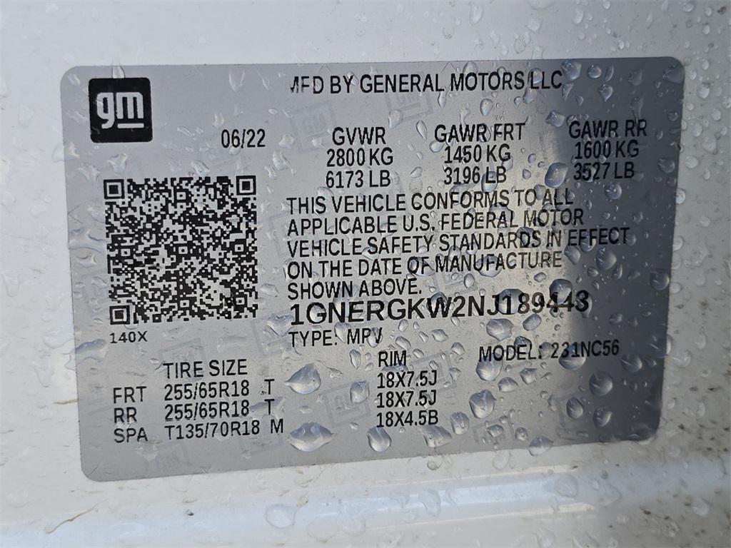 used 2022 Chevrolet Traverse car, priced at $29,734