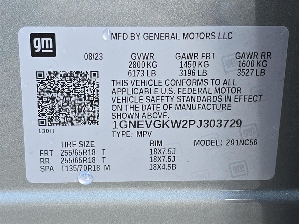 used 2023 Chevrolet Traverse car