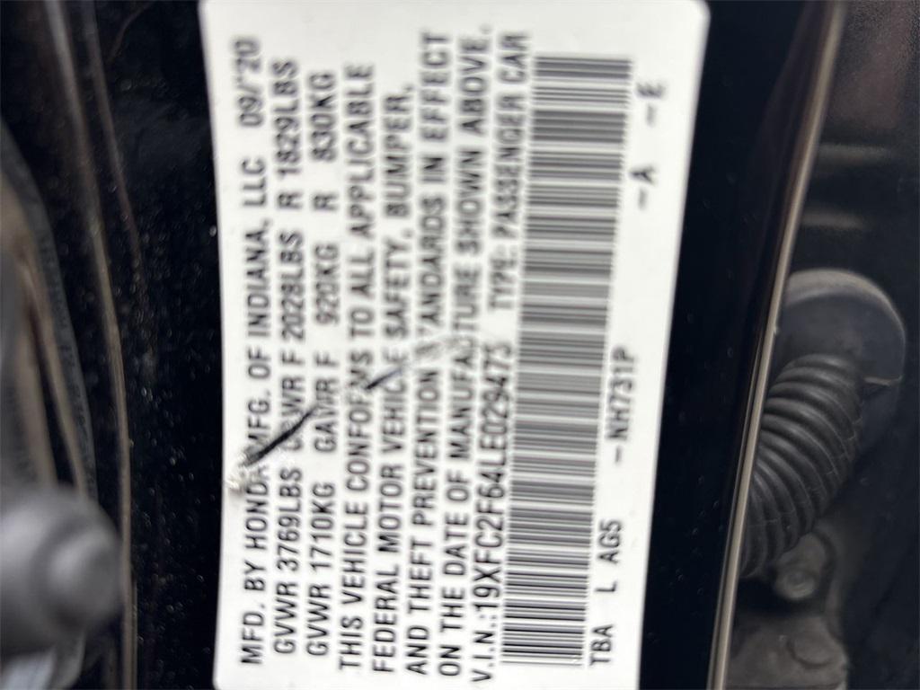 used 2020 Honda Civic car, priced at $19,994