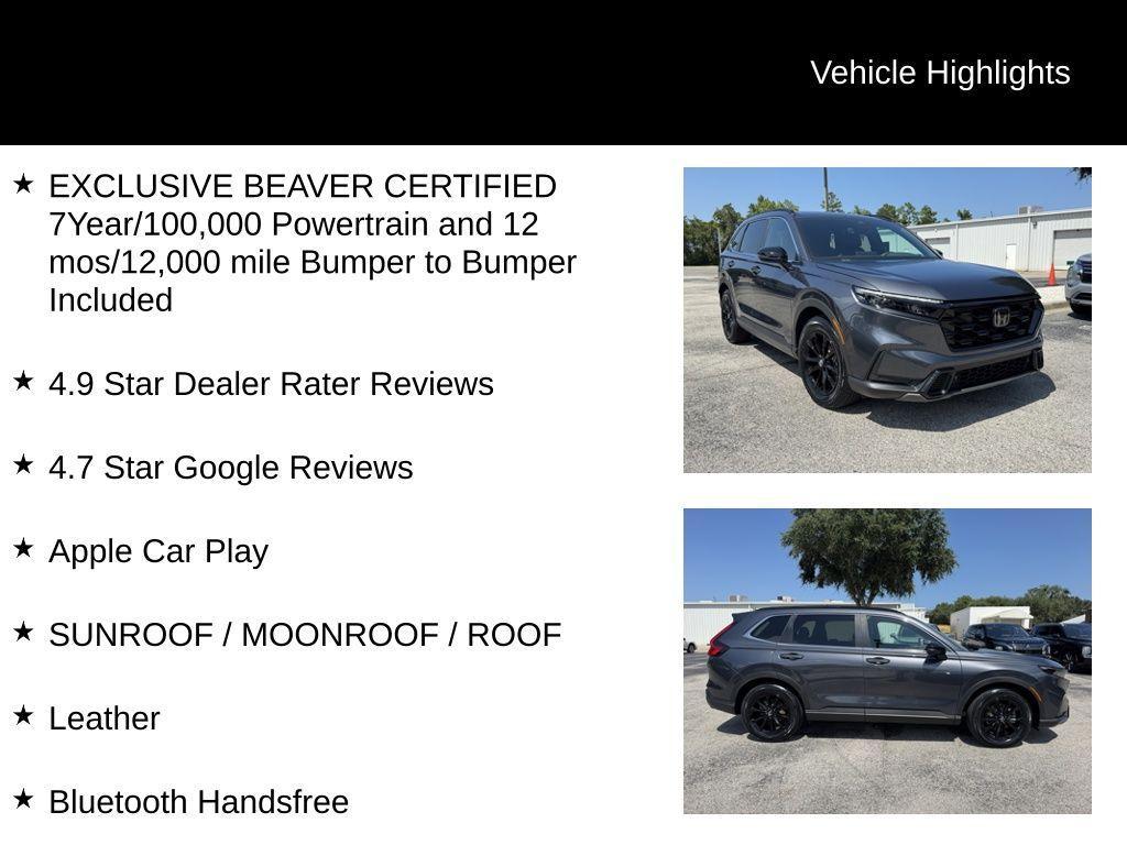 used 2024 Honda CR-V Hybrid car, priced at $33,500