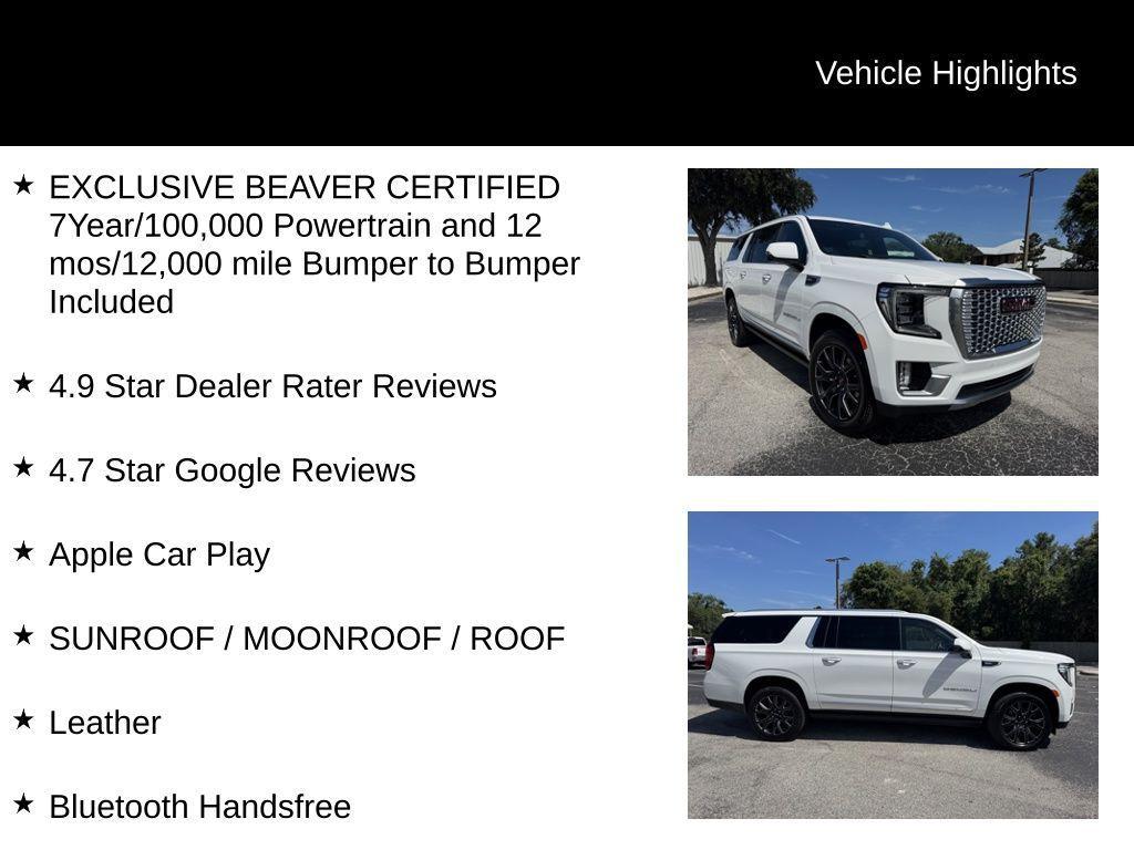 used 2024 GMC Yukon XL car, priced at $81,500