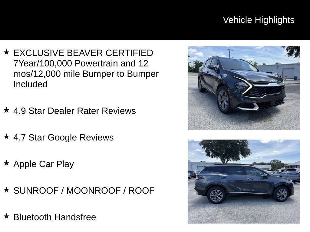 used 2023 Kia Sportage car, priced at $27,800