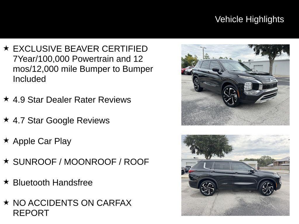 used 2022 Mitsubishi Outlander car, priced at $20,000