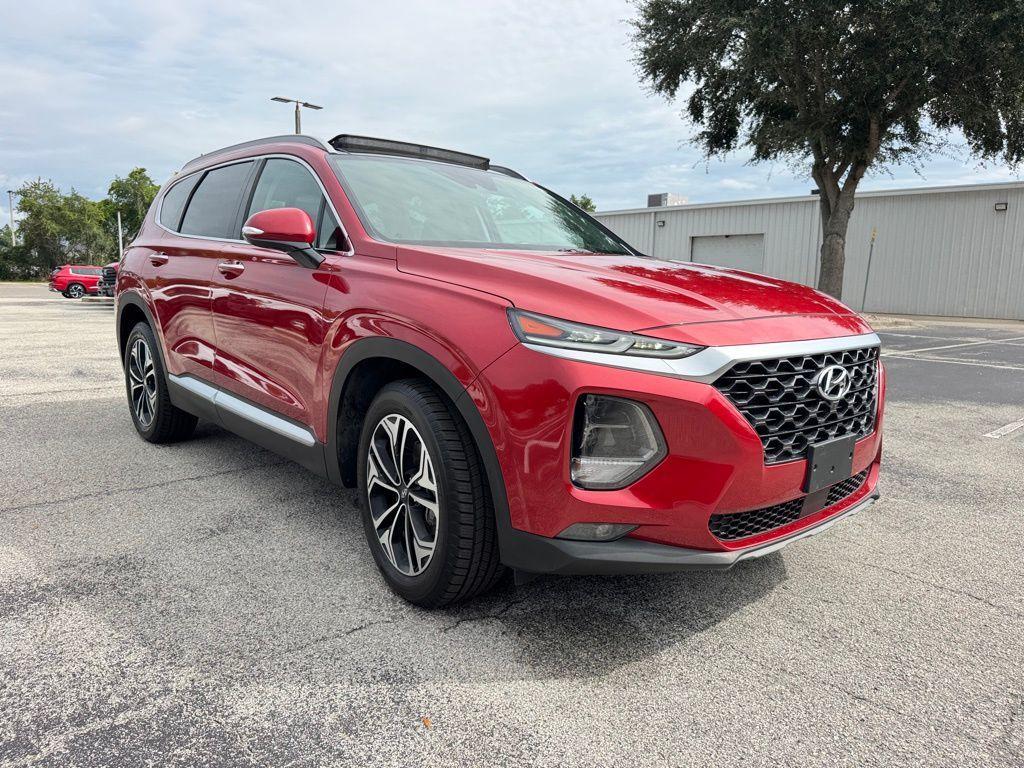 used 2019 Hyundai Santa Fe car, priced at $19,300