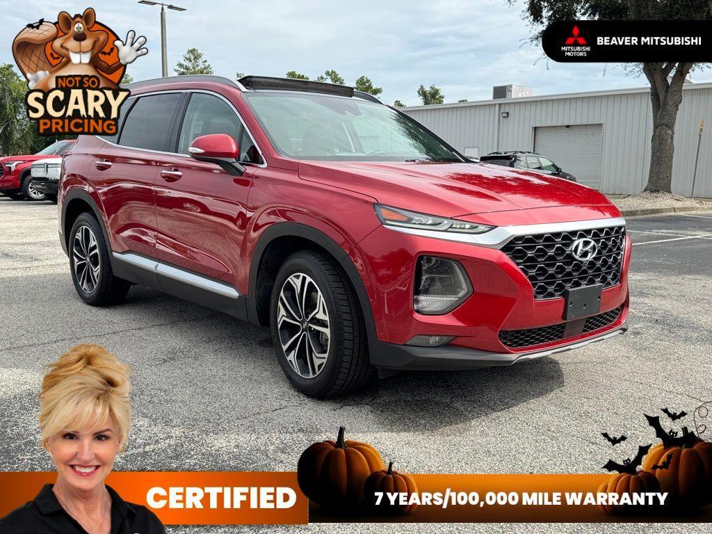 used 2019 Hyundai Santa Fe car, priced at $19,300