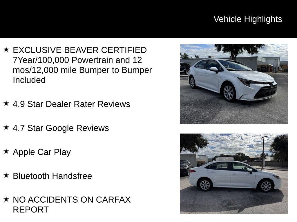 used 2025 Toyota Corolla car, priced at $21,400