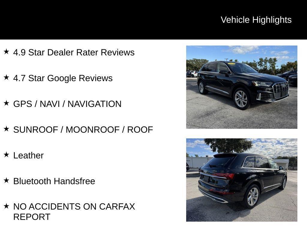 used 2024 Audi Q7 car, priced at $41,600