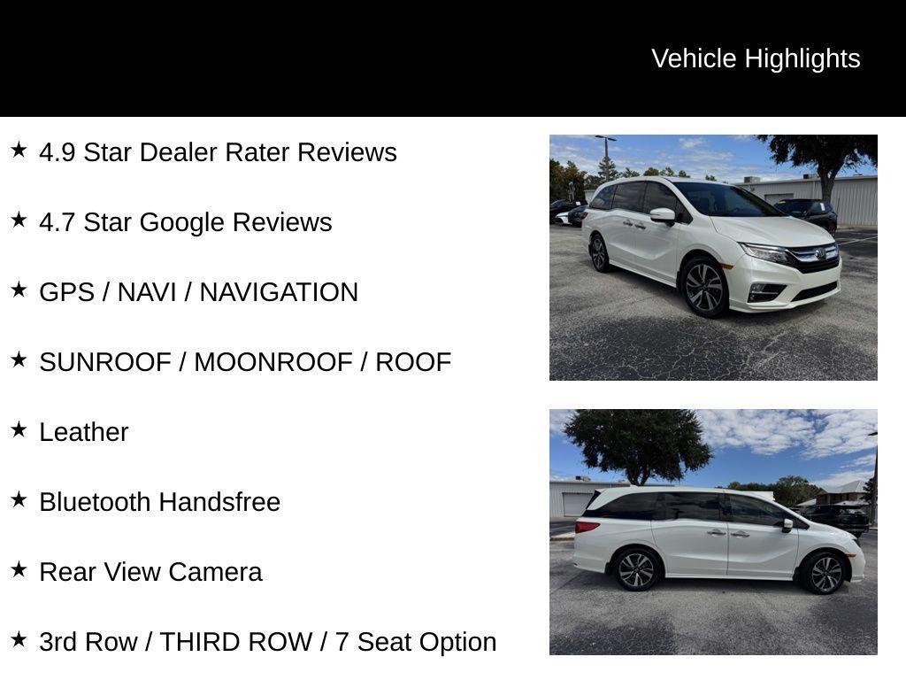 used 2018 Honda Odyssey car, priced at $24,000