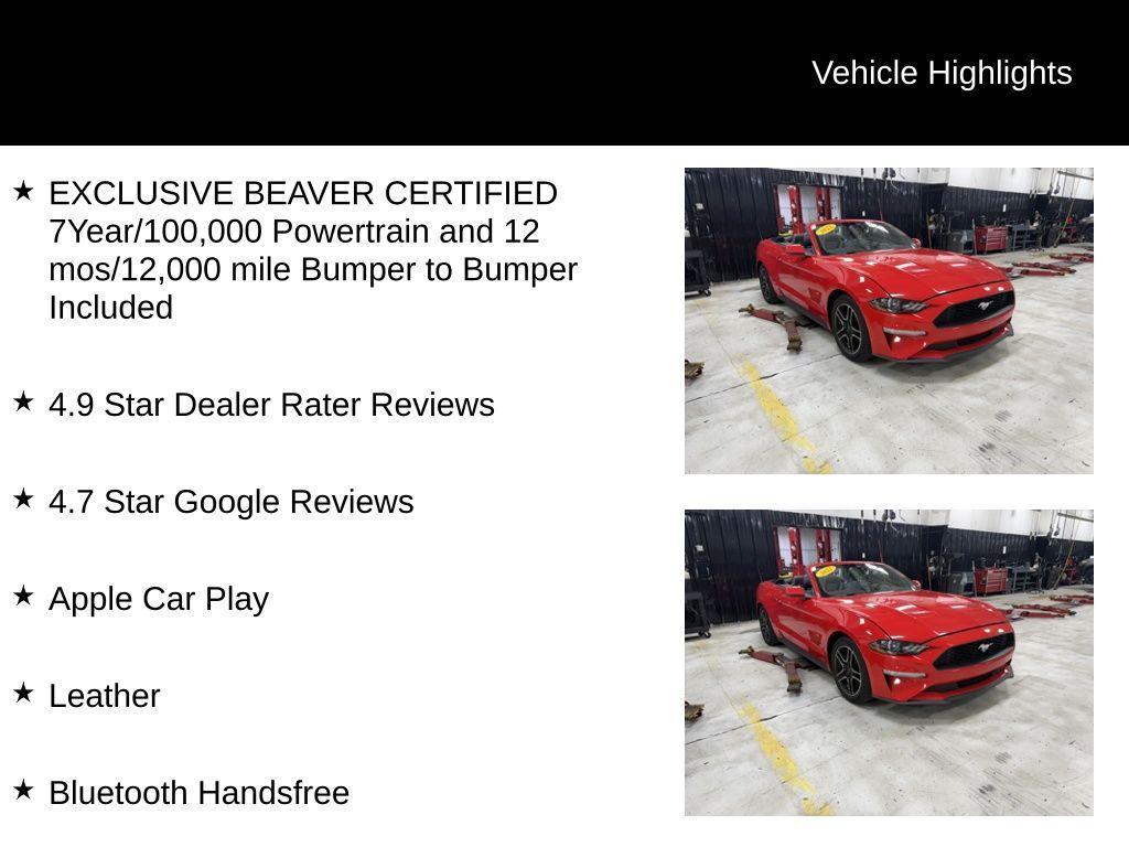 used 2022 Ford Mustang car, priced at $23,700