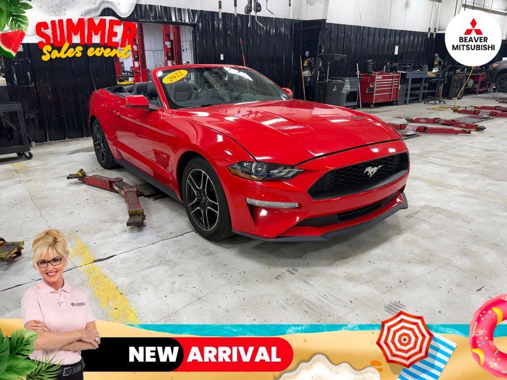 used 2022 Ford Mustang car, priced at $23,700