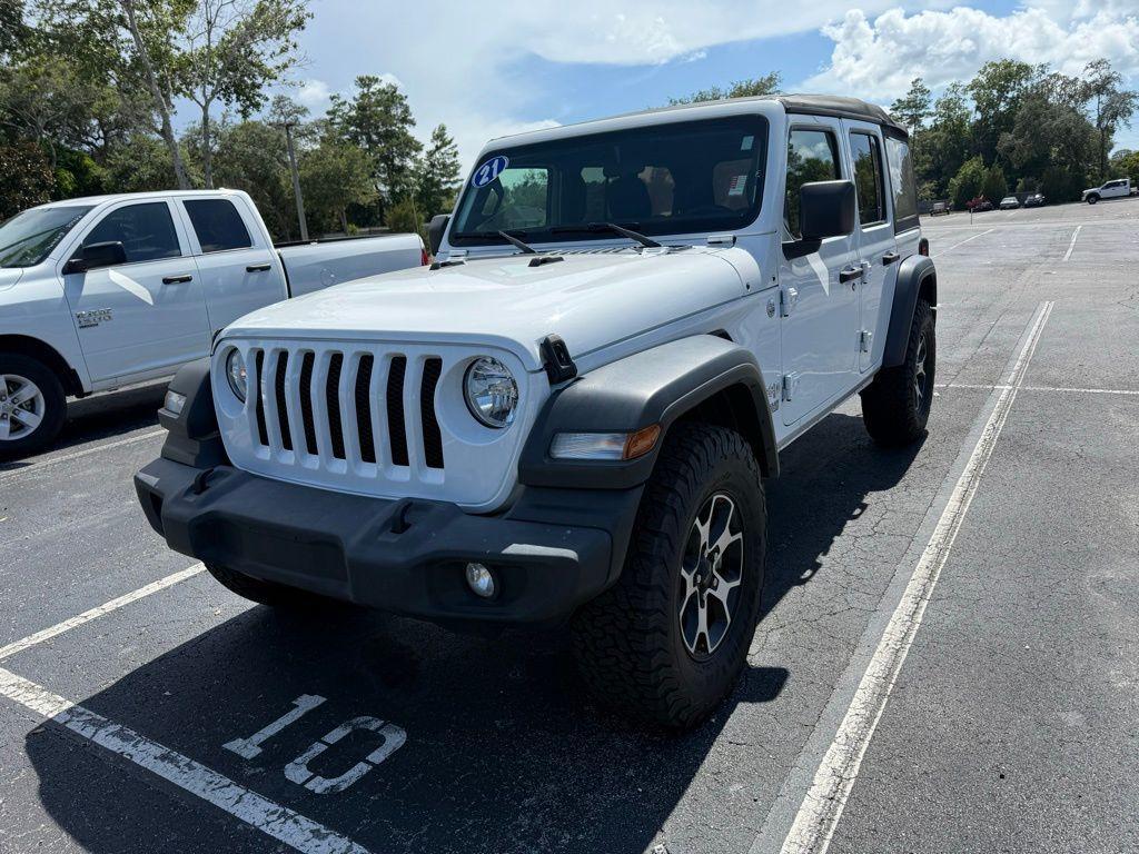 used 2021 Jeep Wrangler Unlimited car, priced at $27,400