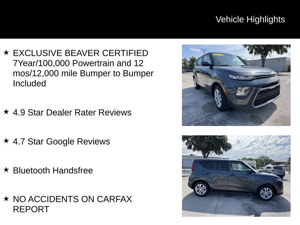used 2022 Kia Soul car, priced at $16,600