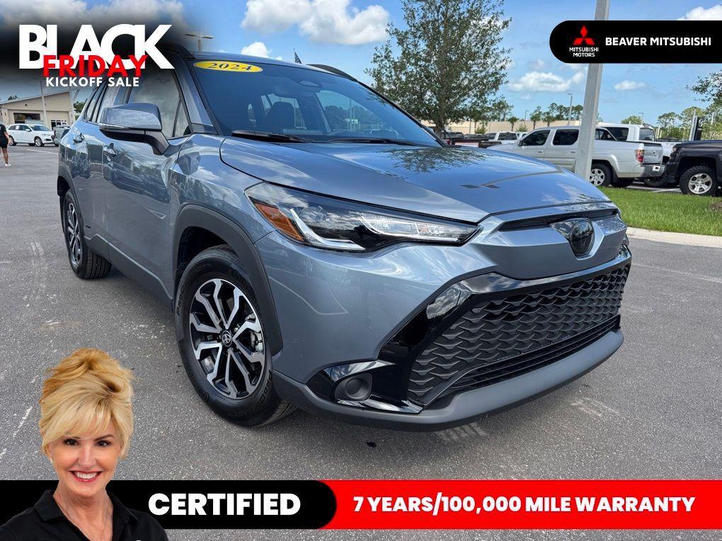 used 2024 Toyota Corolla Cross Hybrid car, priced at $28,300