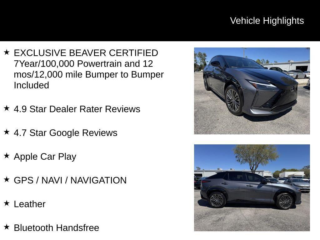 used 2024 Lexus RZ 450e car, priced at $40,600
