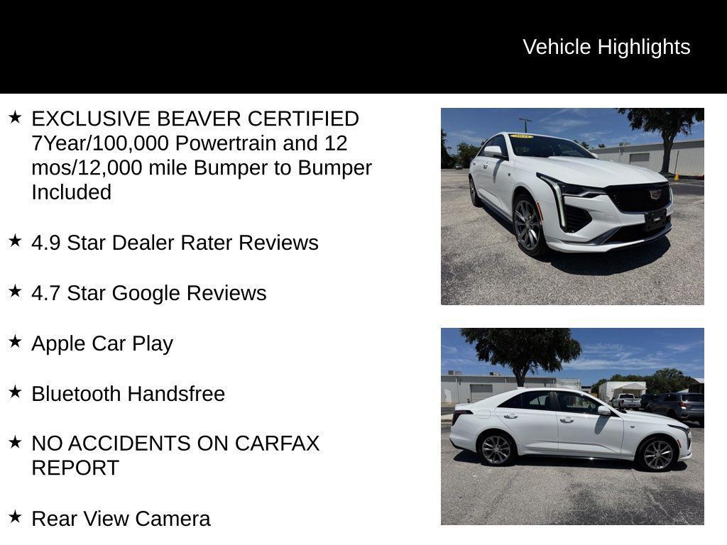 used 2021 Cadillac CT4 car, priced at $29,900