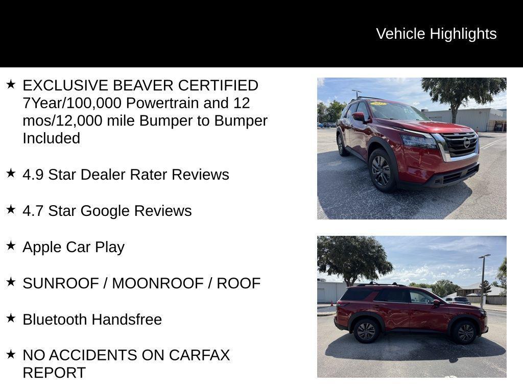 used 2022 Nissan Pathfinder car, priced at $25,500