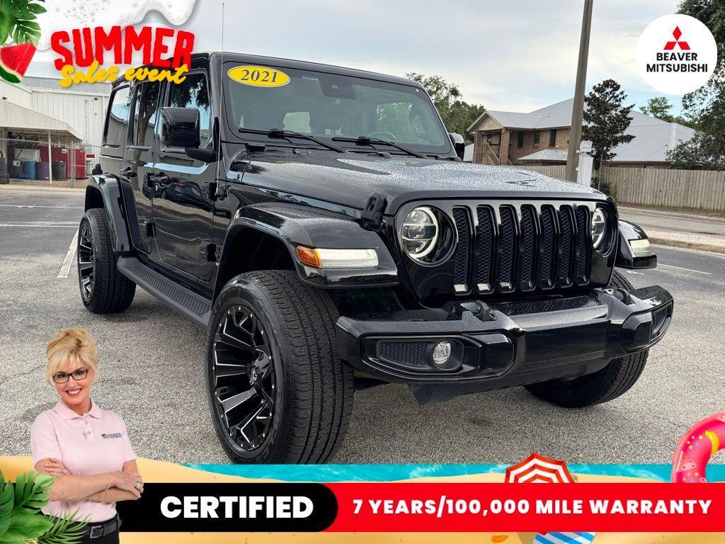 used 2021 Jeep Wrangler Unlimited car, priced at $37,100
