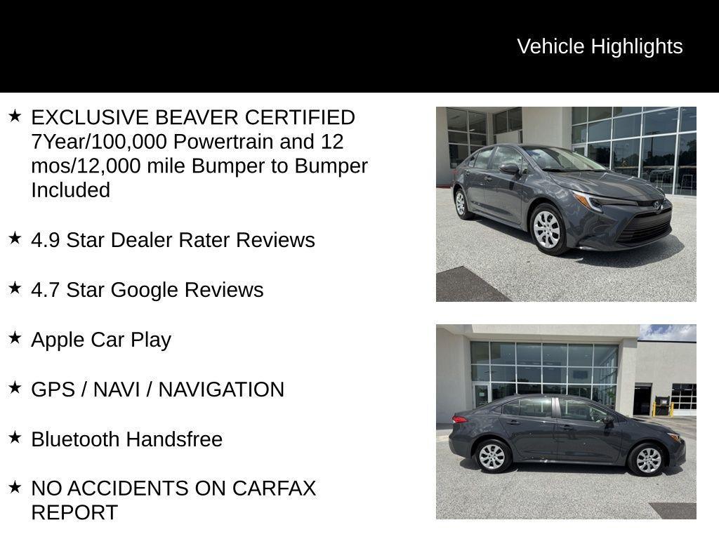 used 2025 Toyota Corolla Hybrid car, priced at $21,400