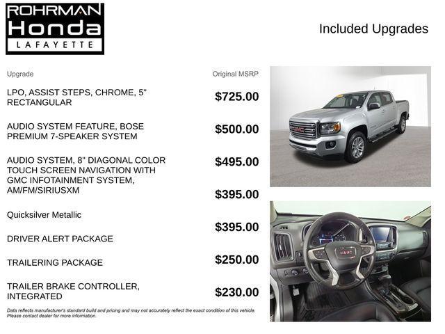 used 2018 GMC Canyon car, priced at $22,911