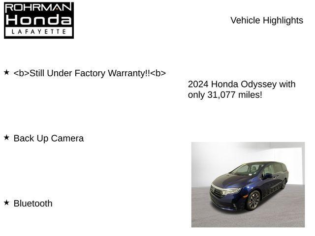 used 2024 Honda Odyssey car, priced at $36,376