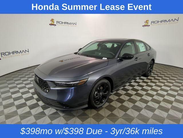 new 2025 Honda Accord car, priced at $30,424