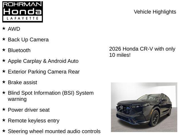 new 2026 Honda CR-V Hybrid car, priced at $39,683