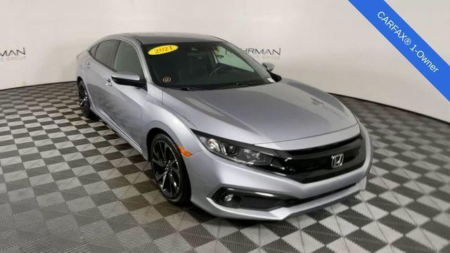 used 2021 Honda Civic car, priced at $20,984