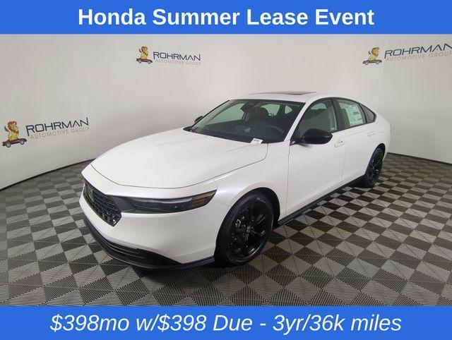 new 2025 Honda Accord car, priced at $30,855
