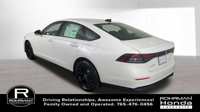 new 2025 Honda Accord car, priced at $30,805