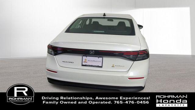 new 2025 Honda Accord car, priced at $30,805
