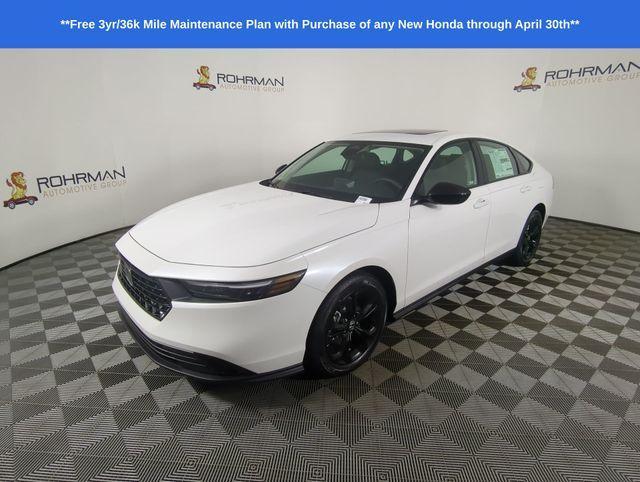 new 2025 Honda Accord car, priced at $30,855