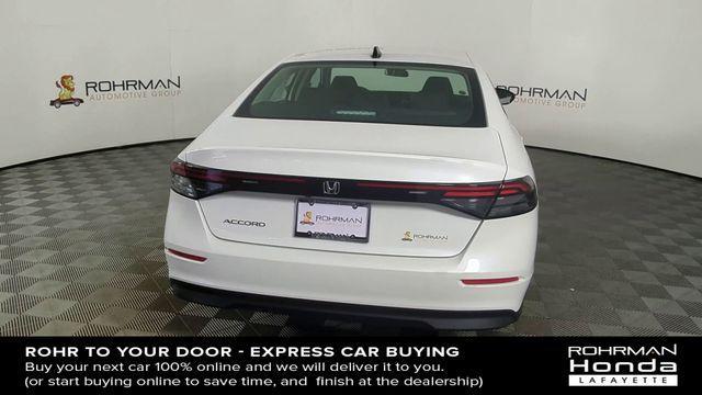 new 2025 Honda Accord car, priced at $30,855