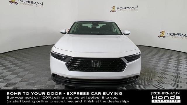 new 2024 Honda Accord car, priced at $28,355