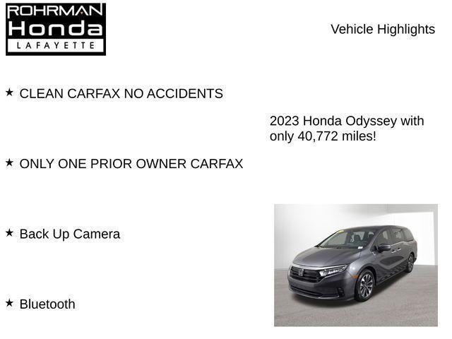 used 2023 Honda Odyssey car, priced at $35,589