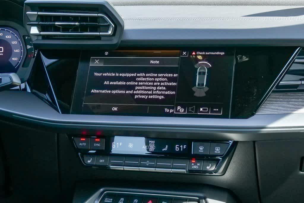 new 2025 Audi A3 car, priced at $40,540