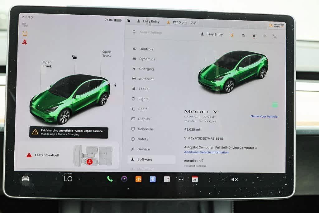 used 2021 Tesla Model Y car, priced at $26,588