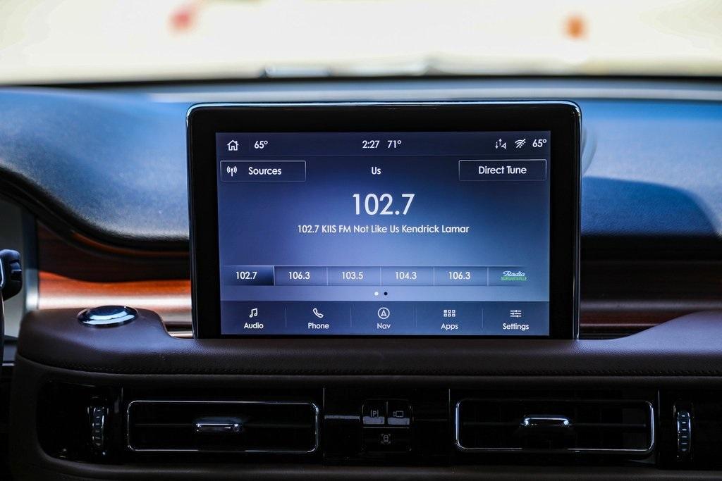 used 2023 Lincoln Aviator car, priced at $48,000