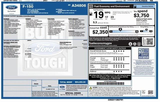 used 2023 Ford F-150 car, priced at $37,491