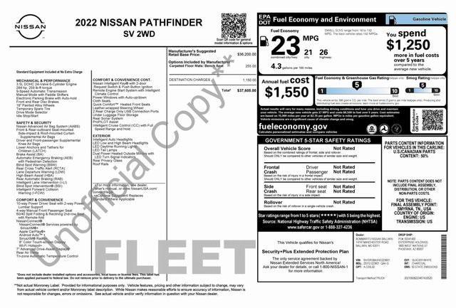 used 2022 Nissan Pathfinder car, priced at $25,491