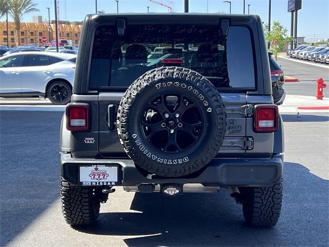 used 2022 Jeep Wrangler car, priced at $29,482