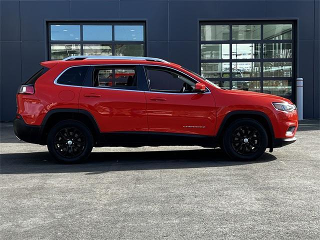 used 2021 Jeep Cherokee car, priced at $19,555