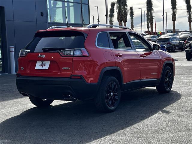 used 2021 Jeep Cherokee car, priced at $19,555