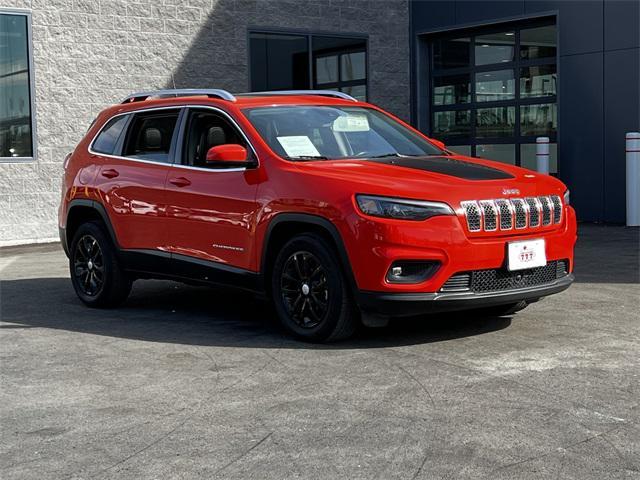 used 2021 Jeep Cherokee car, priced at $19,555