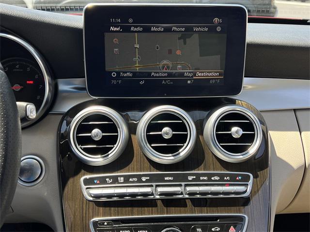 used 2017 Mercedes-Benz C-Class car, priced at $21,773